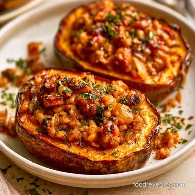 Stuffed Acorn Squash with Sausage