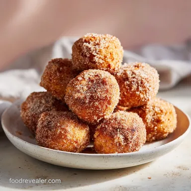 Fluffy Air Fryer Churro Bites Recipe in 45 Min Recipe Card