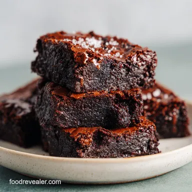Fudgy Sourdough Discard Brownies in 40 Minutes Recipe Card
