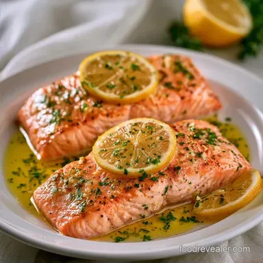 Garlic Butter Baked Salmon in 23 Minutes