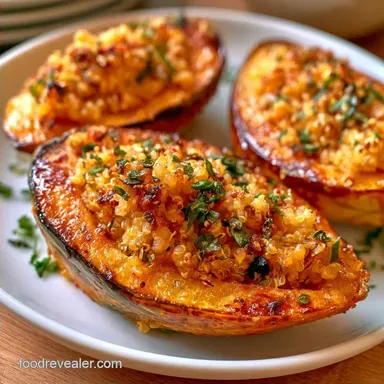 Quinoa Stuffed Squash for 4 Servings