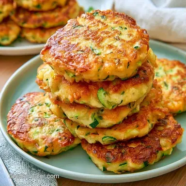 Korean Zucchini Pancakes in 30 Minutes Recipe Card