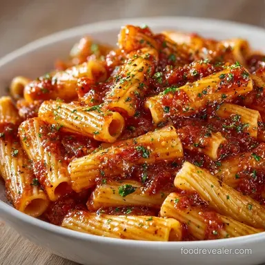 Large Batch Baked Ziti for 14 Servings Recipe Card