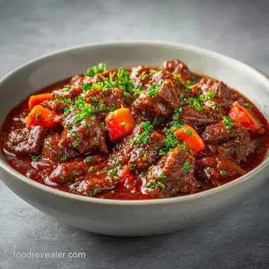Beef Chili for 15 Servings Recipe Card