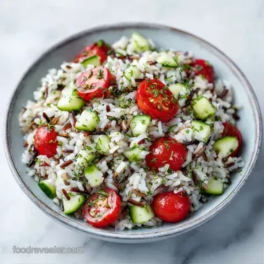 Large Scale Rice Salad for 8 Servings Recipe Card