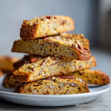 Maple Pecan Biscotti Recipe for Dipping Recipe Card