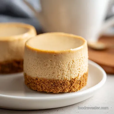 Mini Coffee Cheesecake Recipe for 12