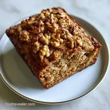 Banana Nut Loaf: Velvety Texture Recipe Card