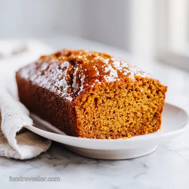 Pumpkin Bread Recipe: Baked for 60 Minutes Recipe Card