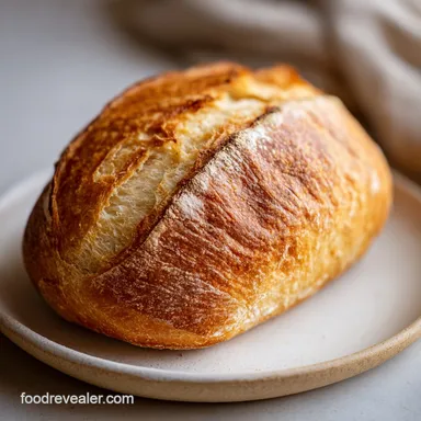 Quick Sourdough Discard French Bread for 2