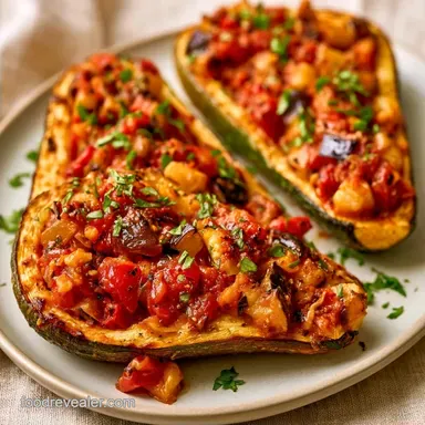 Ratatouille Zucchini Boats in 35 Minutes