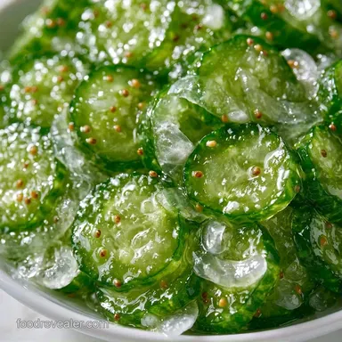 Bread and Butter Pickles in 20 Minutes Recipe Card