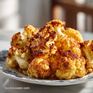 Roasted Cauliflower for 4 Servings with Nutty Caramelized Crust