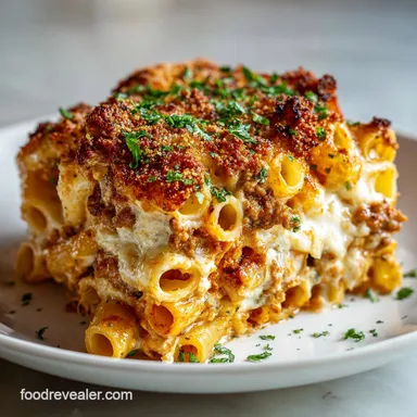 Baked Ziti with Sausage: For 8 Servings Recipe Card