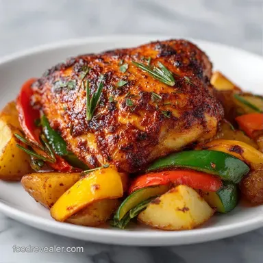 Sheet Pan Chicken for 20 Servings Recipe Card