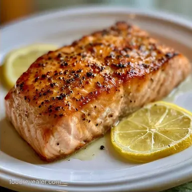 Simple Salt Pepper Baked Salmon in 25 Min