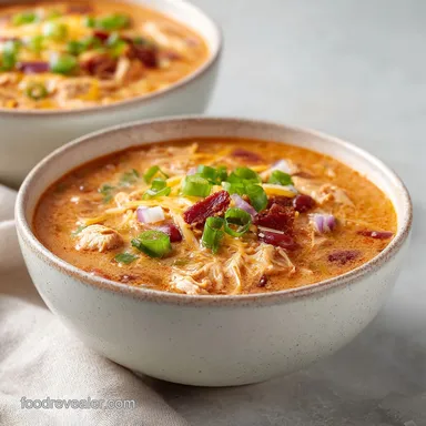 Cream Cheese Chicken Chili in 4 Hours for 6 Servings Recipe Card