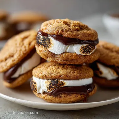 Smores Whoopie Pies for 12 Servings Recipe Card