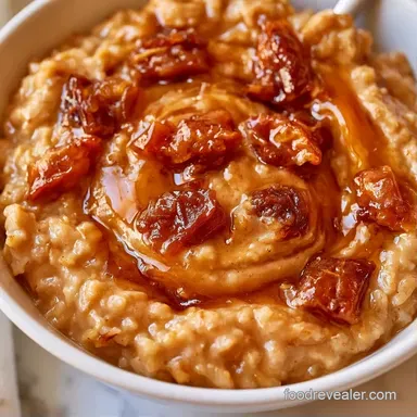 Sticky Date Oatmeal in 15 Minutes Recipe Card