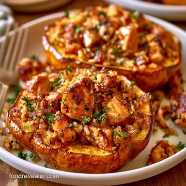 Stuffed Acorn Squash for 6 Servings