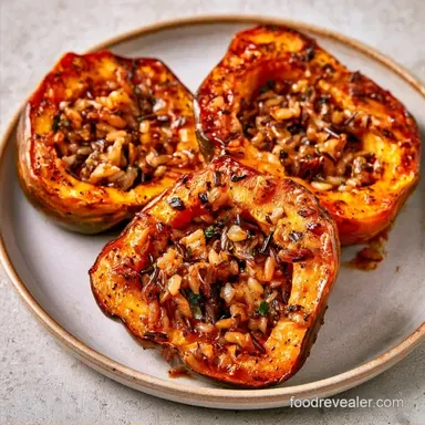 Stuffed Acorn Squash for 4 Servings