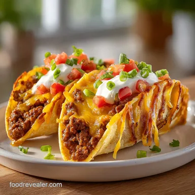 Taco Stuffed Shells with Cream Cheese in 35 Minutes Recipe Card