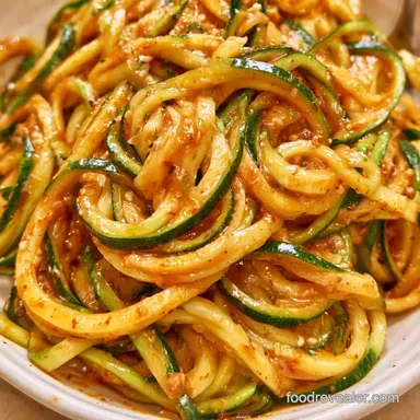 Zucchini Asian Noodles in 22 Minutes Recipe Card