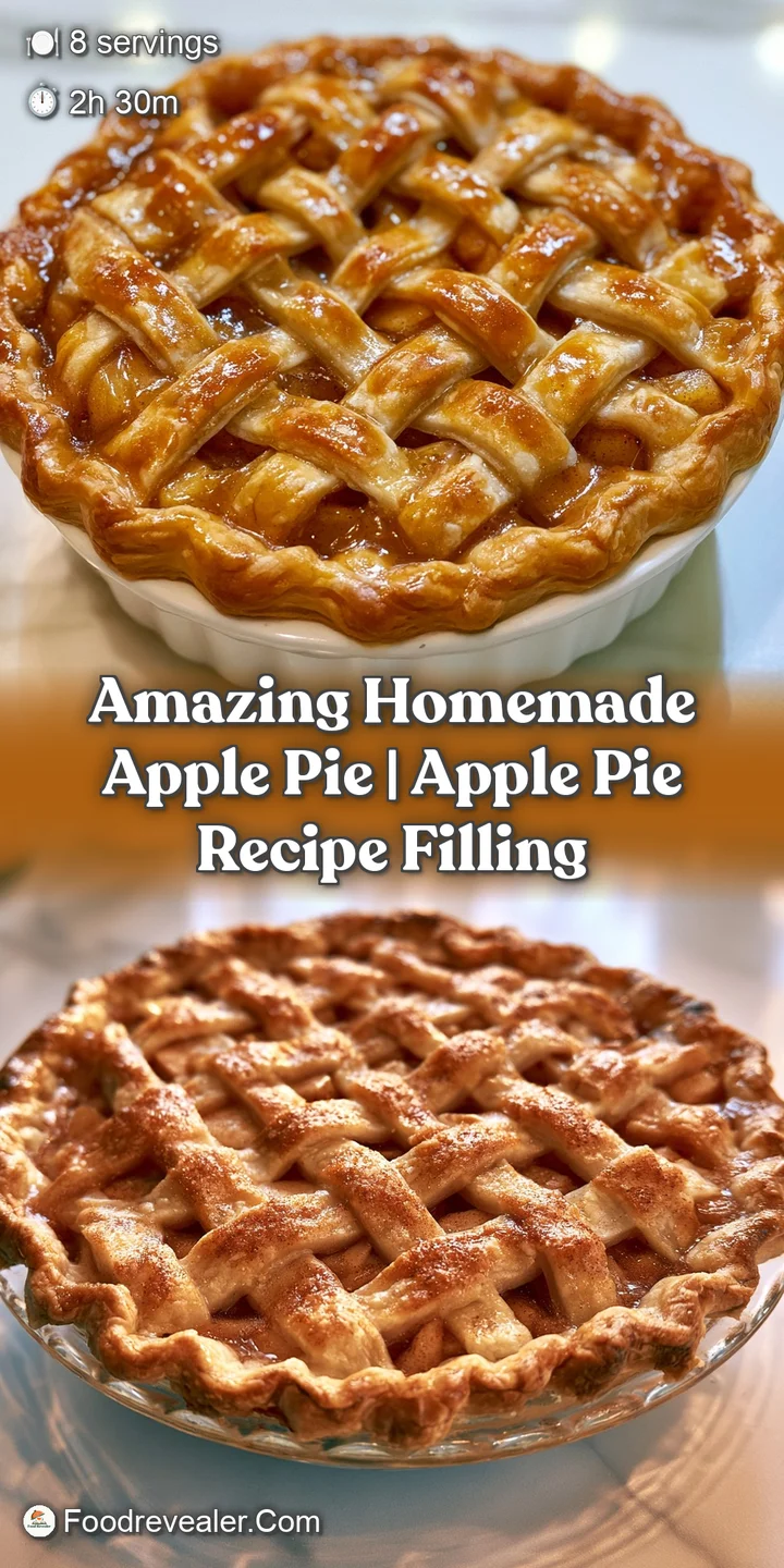 Macro shot of a flaky, buttery pie crust with glistening cinnamon apples and coarse sugar crystals on top.