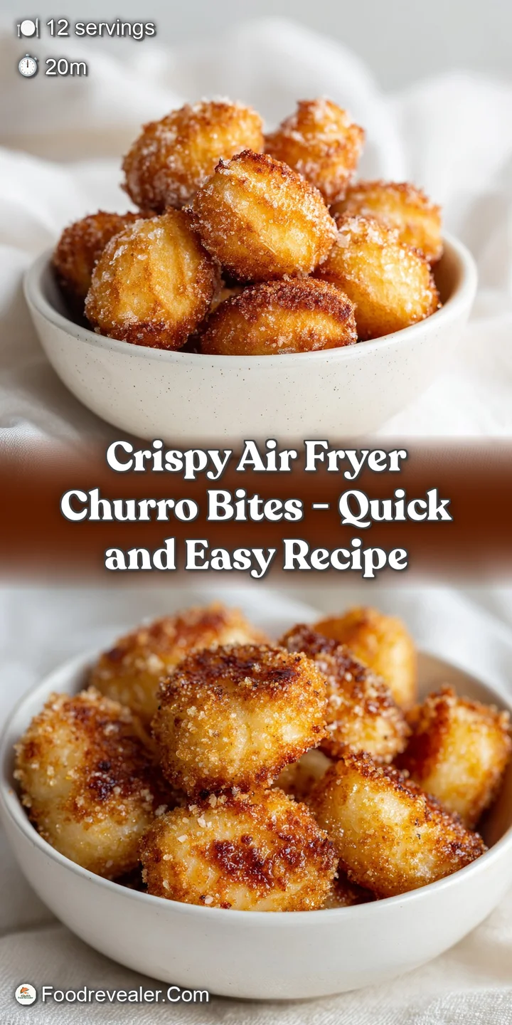 Close-up of a glistening, golden-brown churro bite covered in cinnamon sugar. Warm, inviting, and fresh from the air fryer.