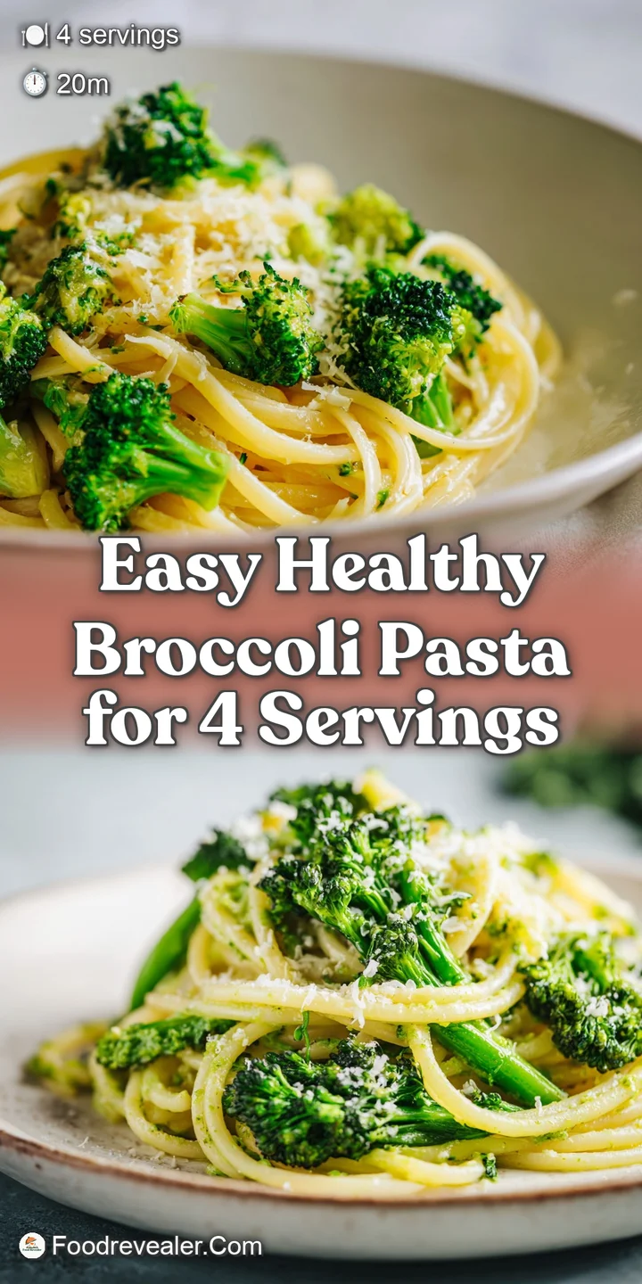 Close-up of broccoli pasta featuring creamy sauce clinging to the noodles and broccoli for a comforting, appetizing dish.