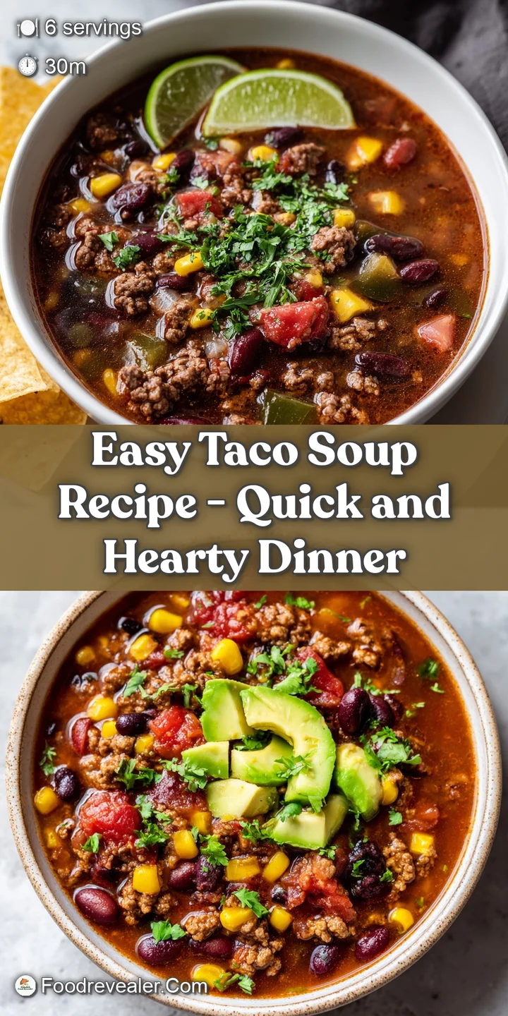 Close-up of tender ground beef and kidney beans in a rich, savory tomato-based broth.