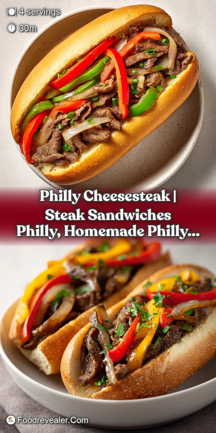 Close-up of thinly sliced, glistening steak mixed with melted, stretchy provolone cheese on a crusty roll.