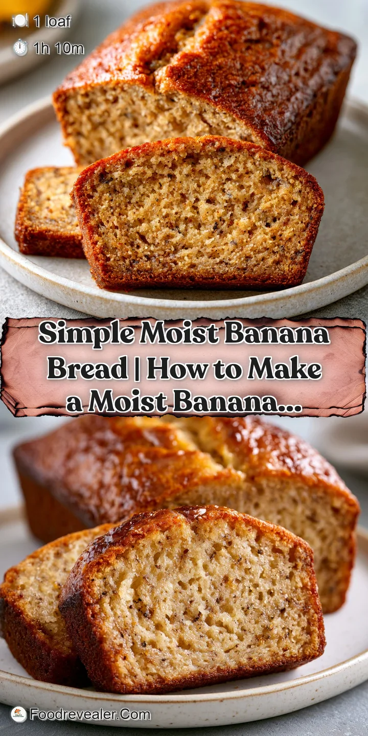 Close-up of a moist, dense cake interior with visible banana fibers and a glistening, caramelized golden-brown crust.
