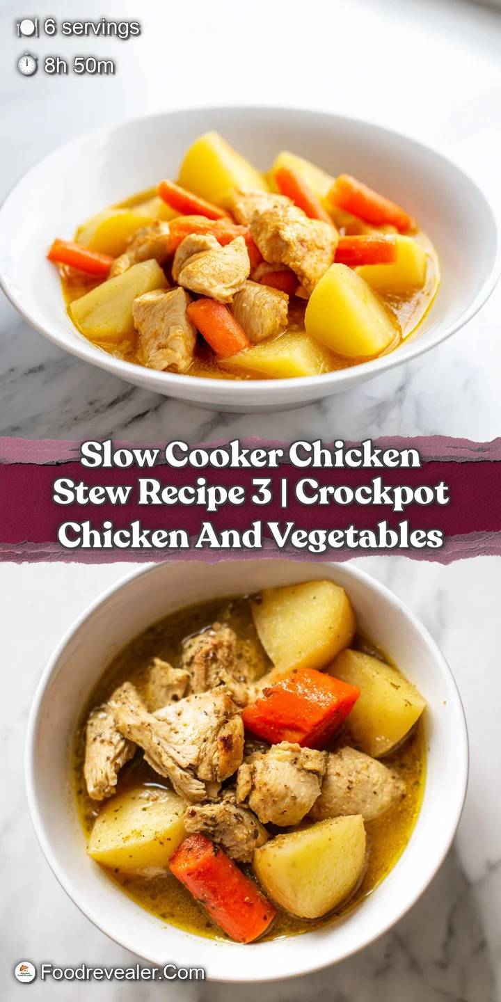 Close-up of succulent chicken chunks and vibrant garden vegetables simmering in a glossy, steaming savory broth.