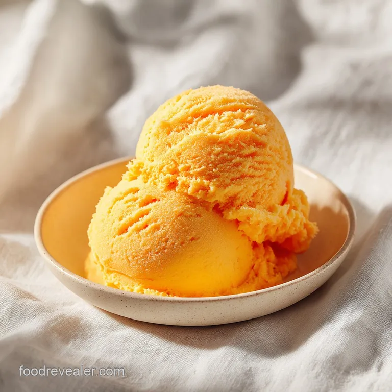 2-Ingredient Orange Sherbert with Condensed Milk