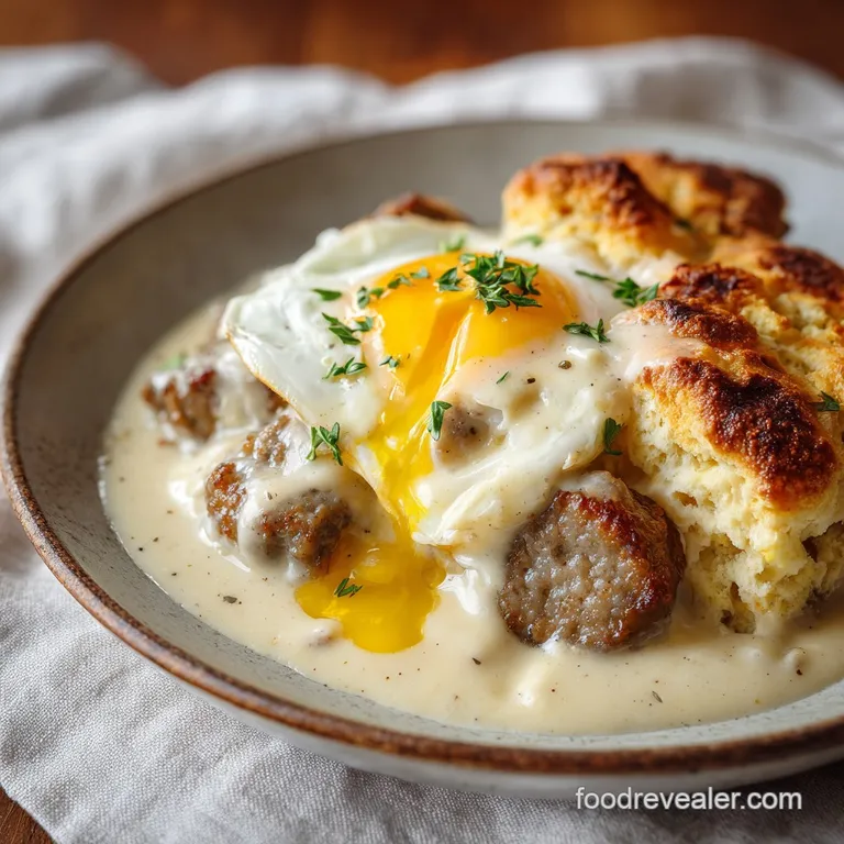 Biscuits Gravy Sausage Egg Breakfast Casserole