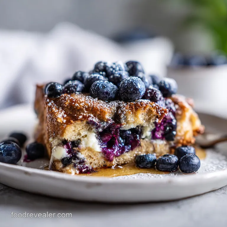 Blueberry French Toast Casserole: Make-Ahead Bake