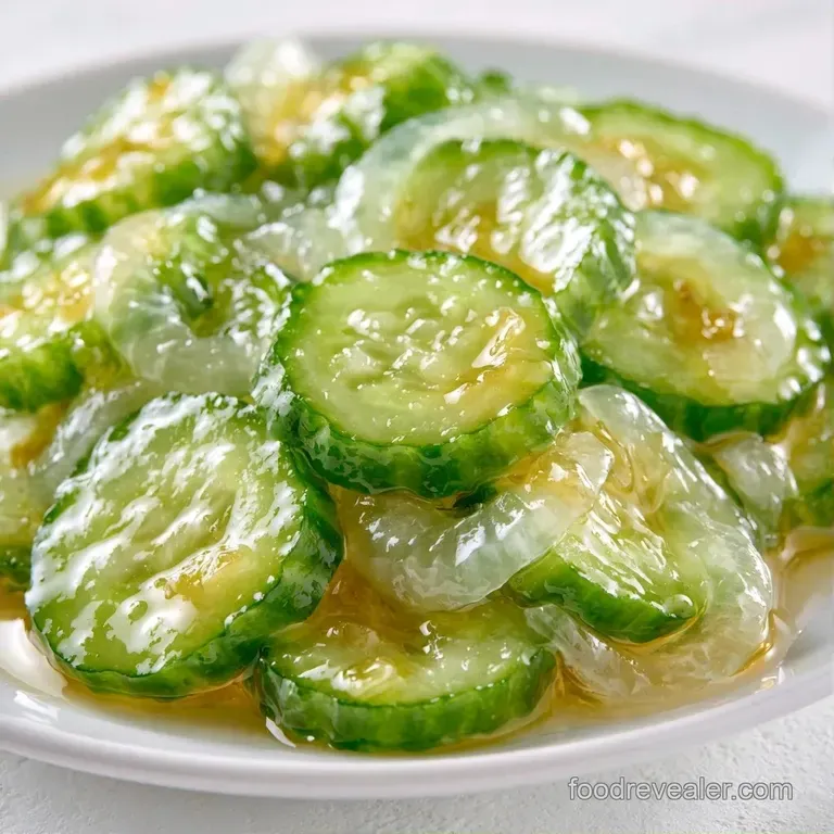 Crisp, translucent cucumber slices arranged on a white platter with a side of artisanal butter and warm bread.