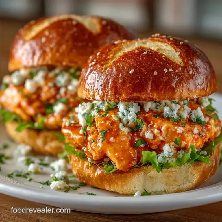 Party Finger Foods: Crispy Buffalo Chicken Sliders