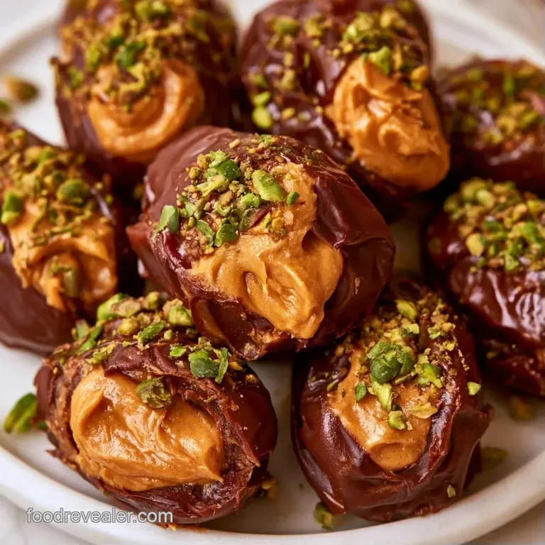 Neatly arranged chocolate treats on a dark slate board, accented by coarse salt and scattered toasted almond slivers.