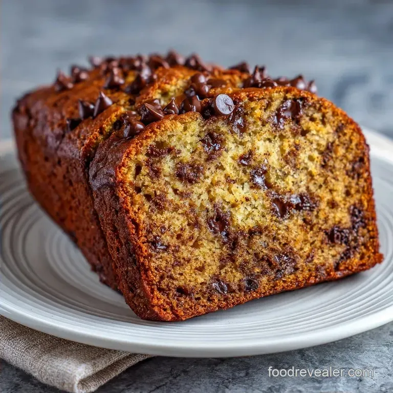 Classic Chocolate Chip Banana Bread: Velvety and Moist