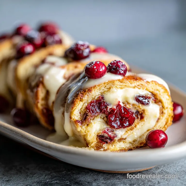 Cranberry Roll Ups: Velvety Cream Cheese Pinwheels