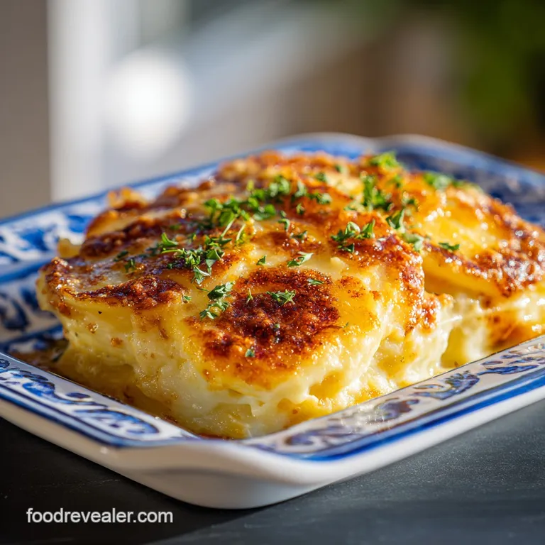 Creamy Scalloped Potatoes: Velvety & Garlic Scented