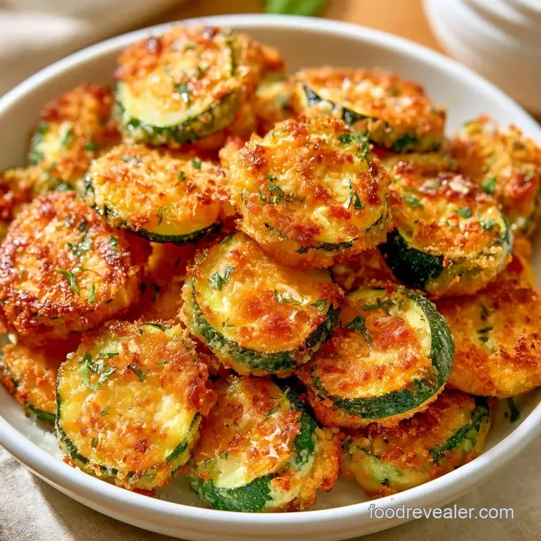 Thinly sliced toasted green rounds with melted cheese, artistically stacked on a rustic slate serving platter.