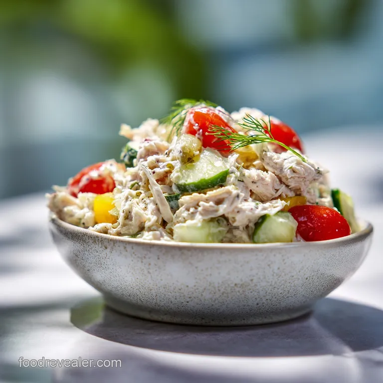 Crunchy Dill Pickle Chicken Salad