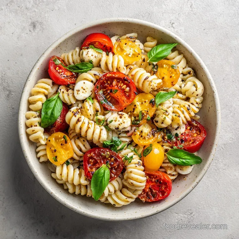 Easy Caprese Pasta Salad Recipe
