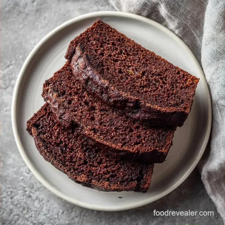 Easy Dark Chocolate Banana Bread: Velvety and Fudgy