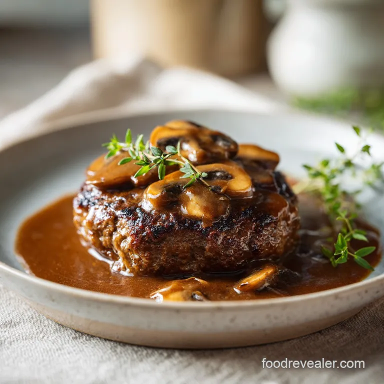 Easy Salisbury Steak with Mushroom Gravy