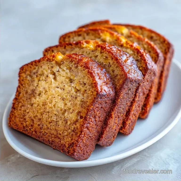 Eggless Moist Banana Bread: Velvety and Dense