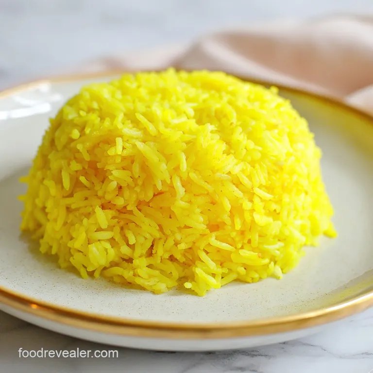 Homemade Yellow Rice with Turmeric